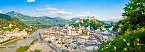 Panoramablick auf Salzburg