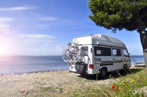 Wohnmobil am Meer